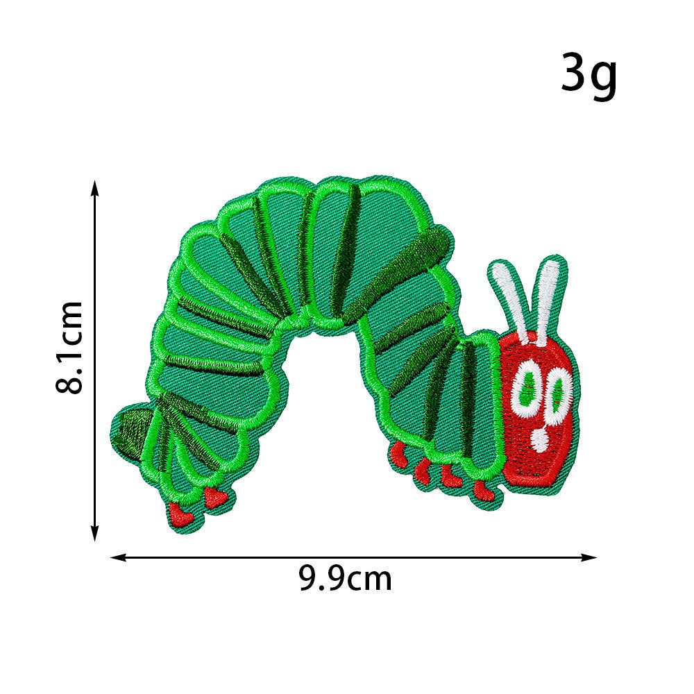 Wholesale Leaf embroidered patch pattern cloth patch